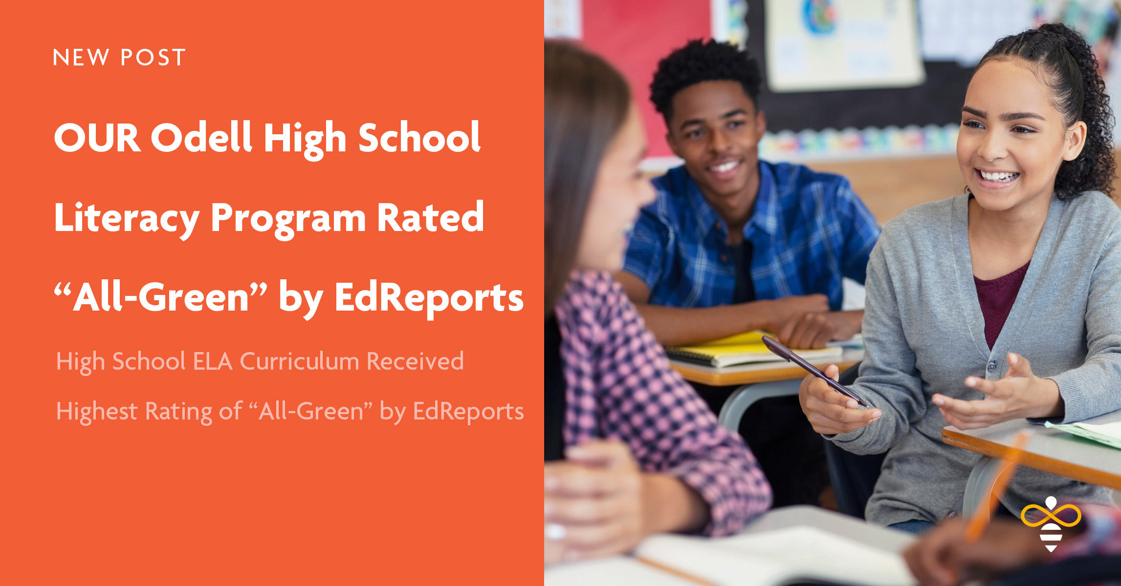 OUR Odell High School Literacy Program Rated “AllGreen” by EdReports